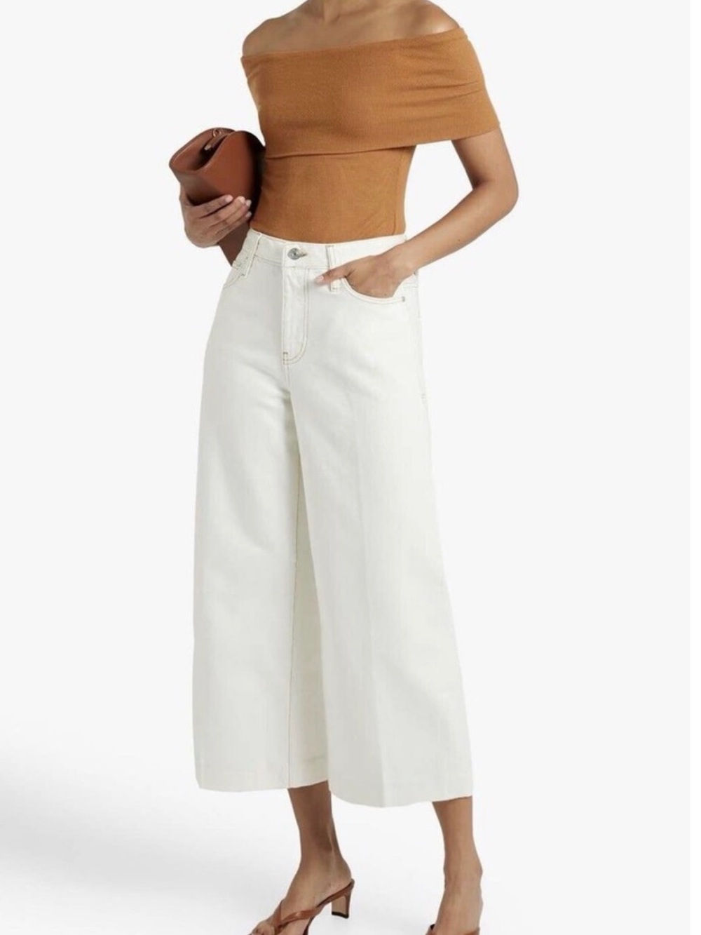 FRAME Le Italien high waist cropped denim size 30